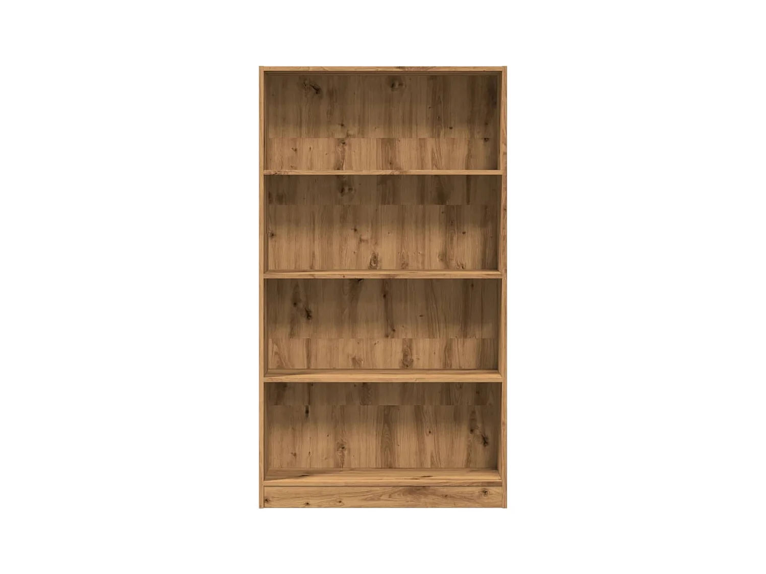 Bibliothèque | Etagère de rangement | Meuble de rangement chêne artisanal 80x24x143 cm bois d'ingénierie