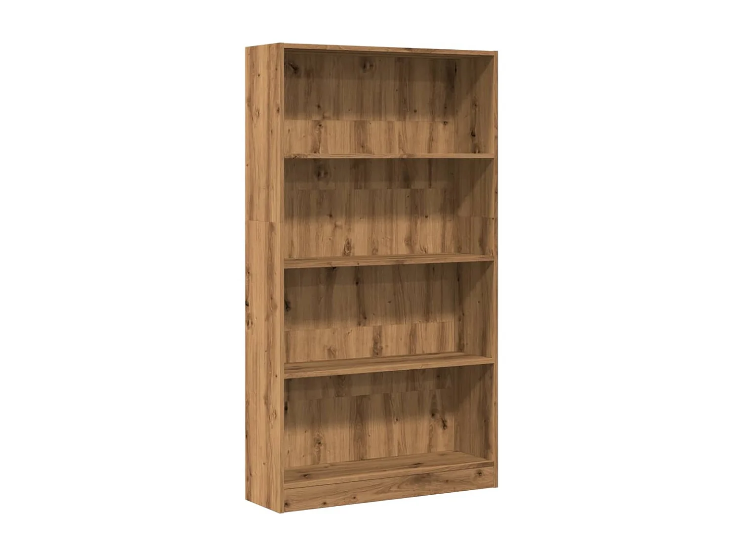 Libreria | Scaffale | Mobile di stoccaggio Rovere Artigianale 80x24x143 cm in Legno Multistrato