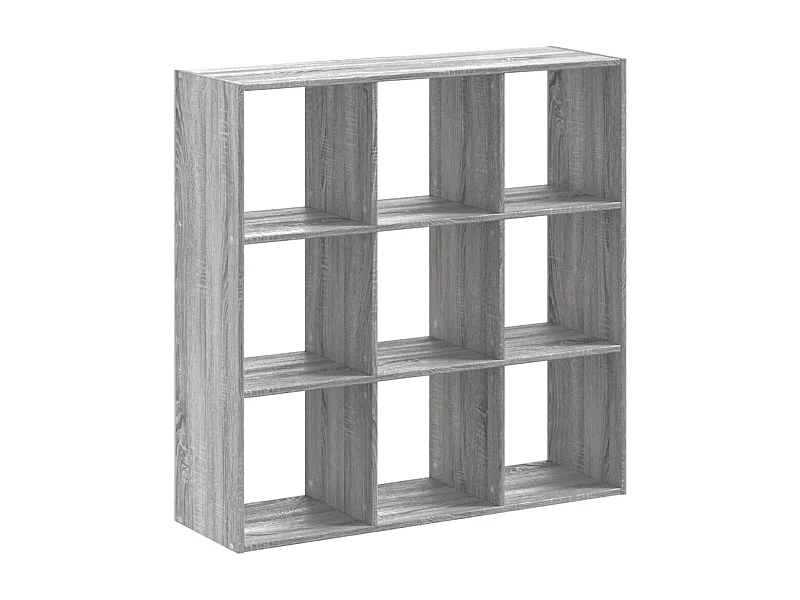 Bibliothèque | Etagère de rangement | Meuble de rangement sonoma gris 102x32x102 cm bois d'ingénierie