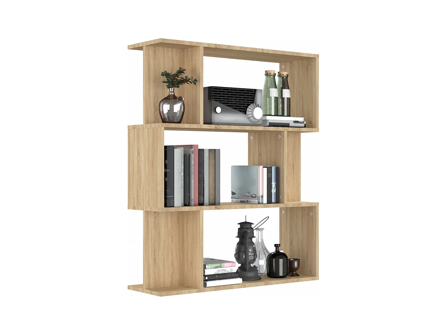 Bibliothèque | Etagère de rangement | Meuble de rangement Chêne sonoma Bois d’ingénierie