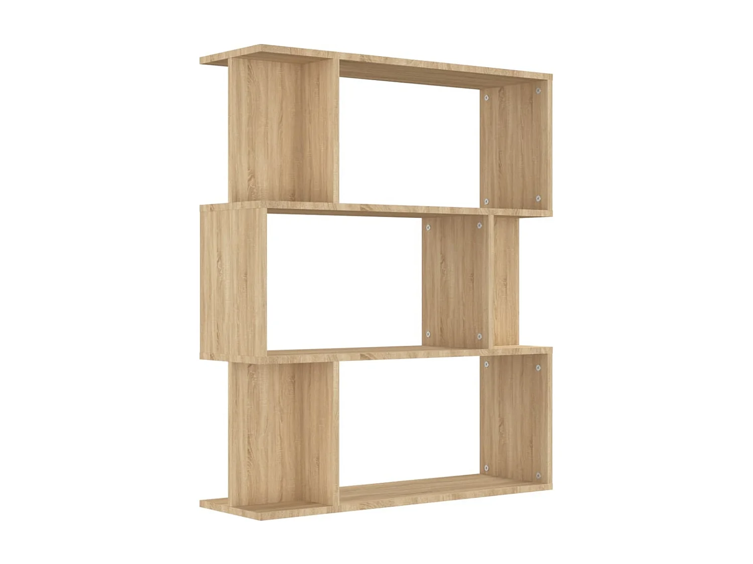 Libreria | Scaffale | Mobile di stoccaggio Divisorio Rovere Sonoma 80x24x96 cm Legno Multistrato