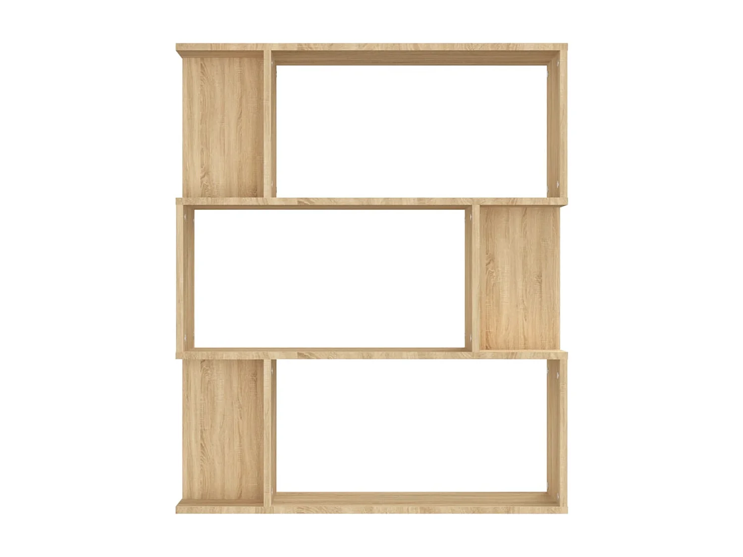 Libreria | Scaffale | Mobile di stoccaggio Divisorio Rovere Sonoma 80x24x96 cm Legno Multistrato