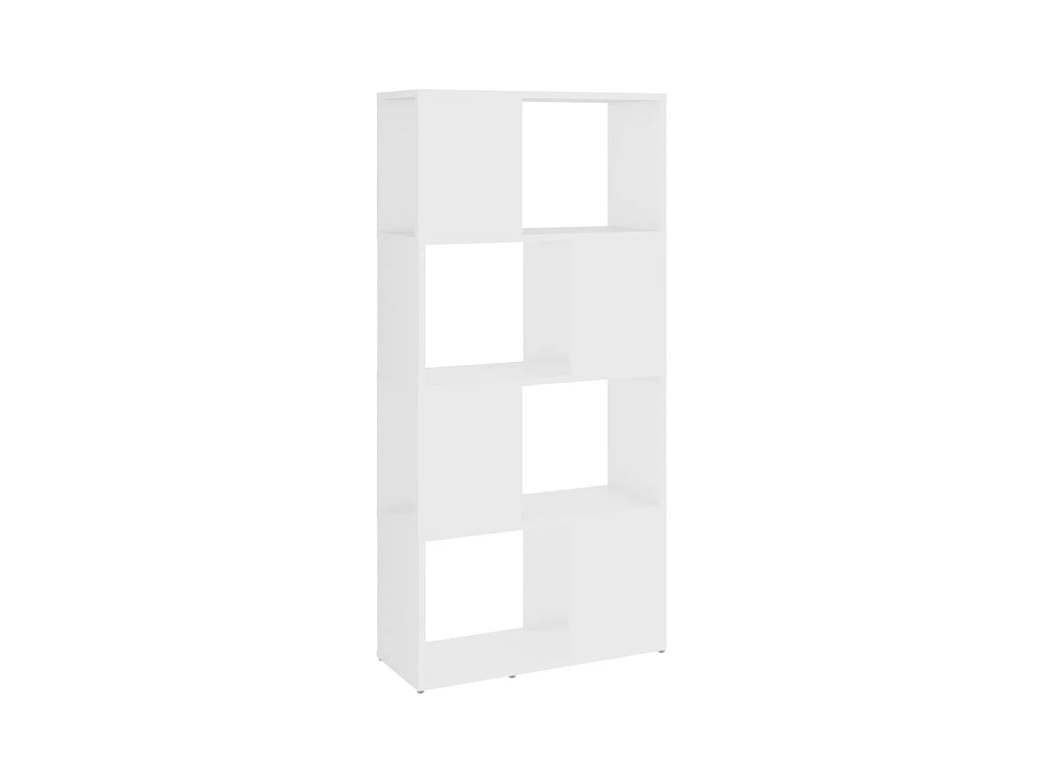 Bibliothèque | Etagère de rangement | Meuble de rangement blanc bois d'ingénierie