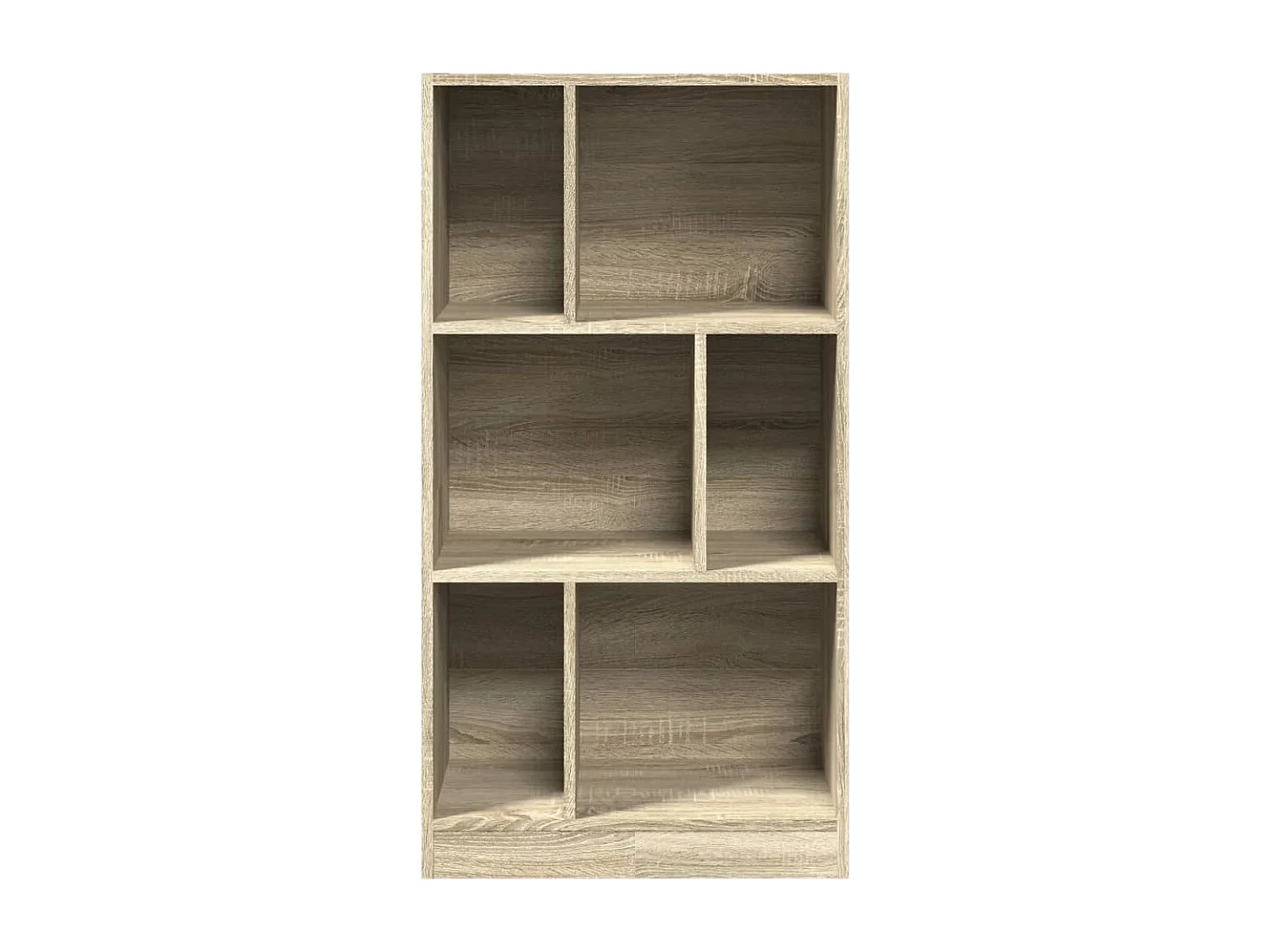 Libreria | Scaffale | Mobile di stoccaggio Rovere Sonoma 57x28,5x107,5 cm in Legno Multistrato