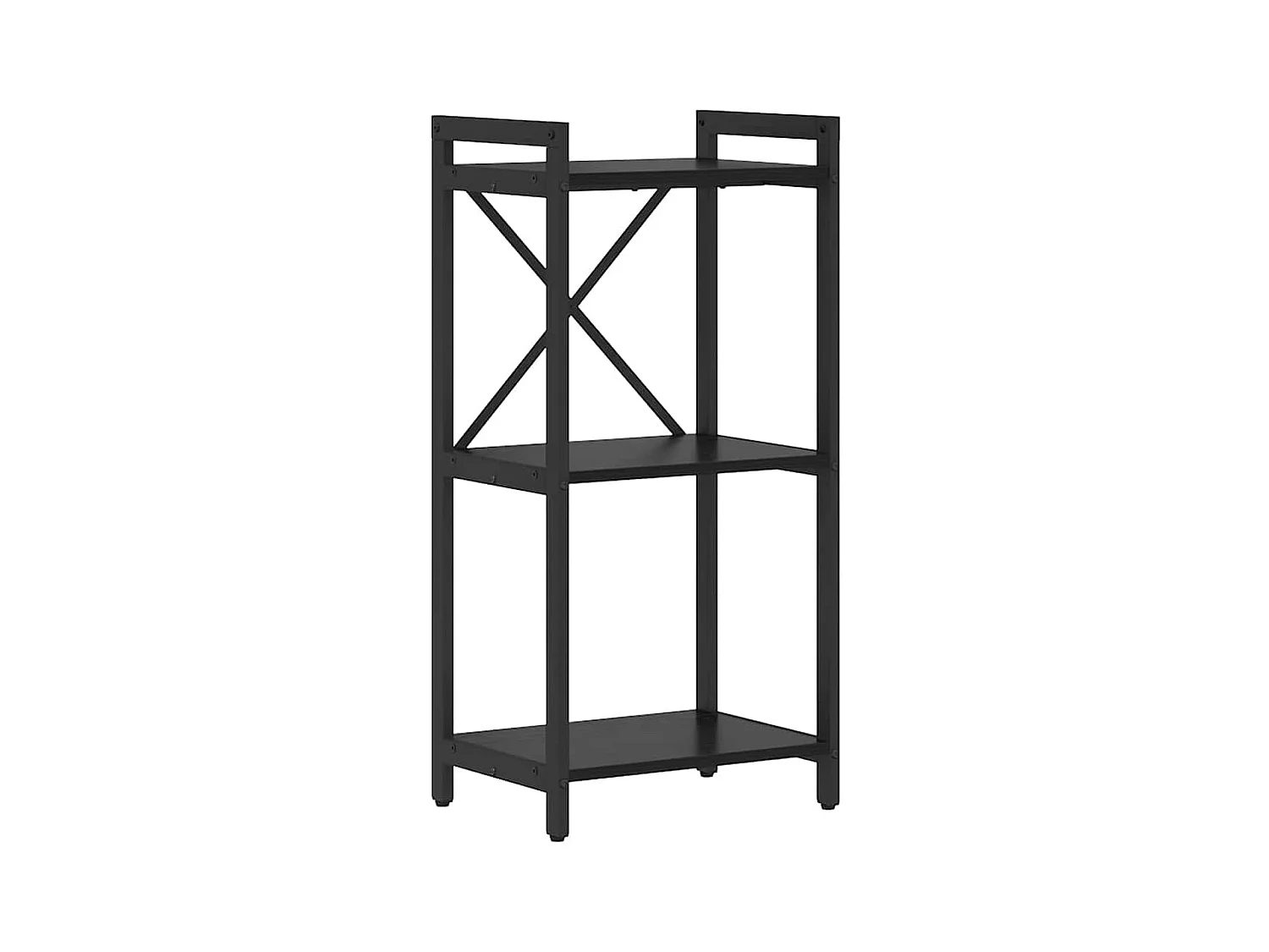 Bibliothèque | Etagère de rangement | Meuble de rangement Chêne noir 40 x 30 x 83 cm Bois d'ingénierie