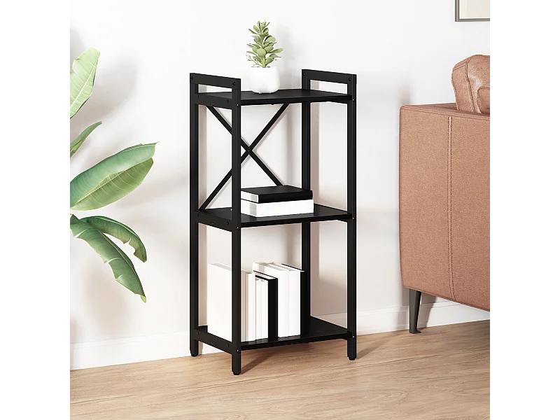 Bibliothèque | Etagère de rangement | Meuble de rangement Chêne noir 40 x 30 x 83 cm Bois d'ingénierie