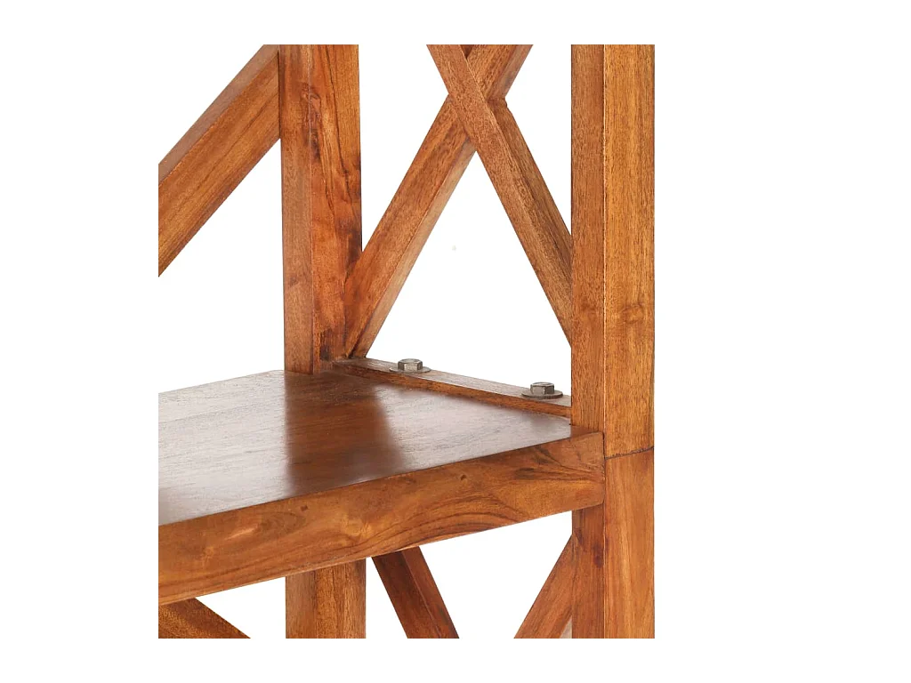 Bibliothèque | Etagère de rangement | Meuble de rangement 60x30x160 cm Bois massif d'acacia et finition miel