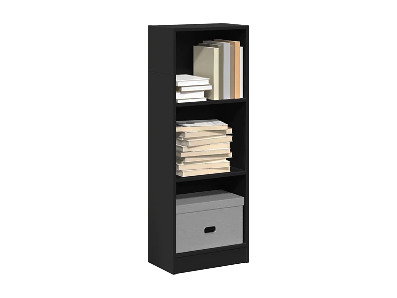 Libreria | Scaffale | Mobile di stoccaggio Nera 40x24x109 cm in Truciolato
