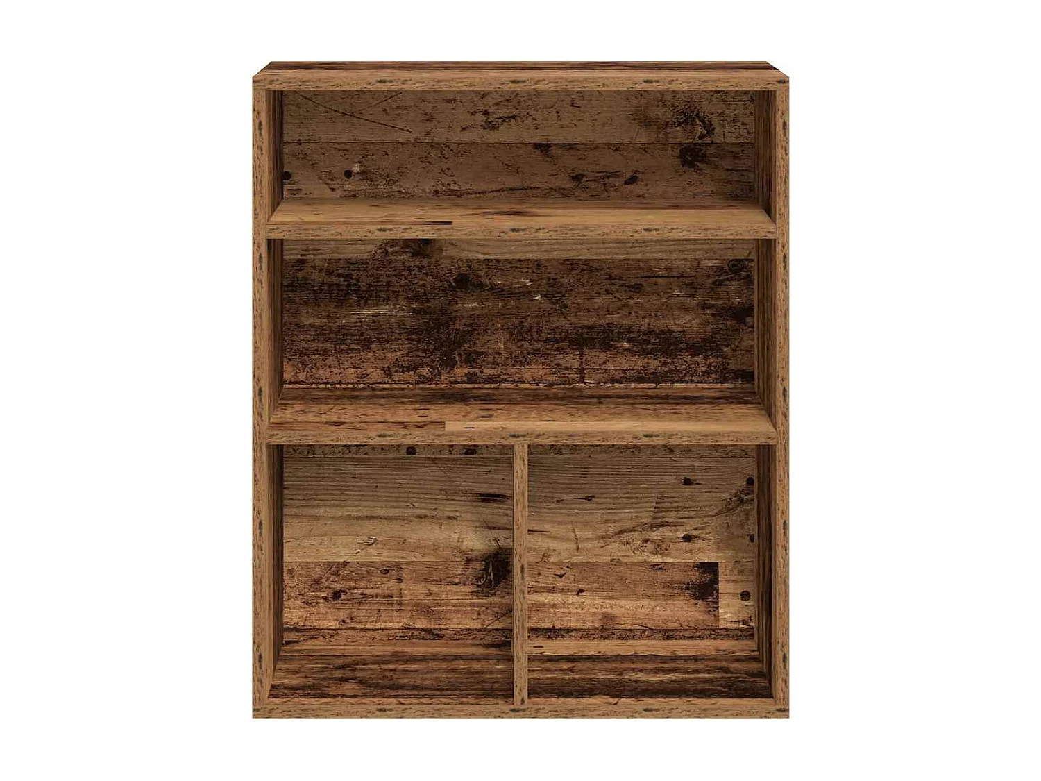 Libreria | Scaffale | Mobile di stoccaggio Legno Antico 60x30x71,5 cm in Legno Multistrato