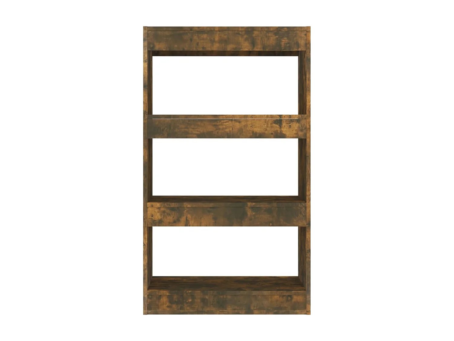 Bibliothèque | Etagère de rangement | Meuble de rangement Chêne fumé Bois d'ingénierie