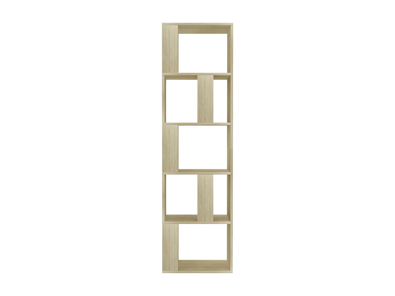 Libreria | Scaffale | Mobile di stoccaggio Divisorio Rovere Sonoma 45x24x159 cm Legno Multistrato