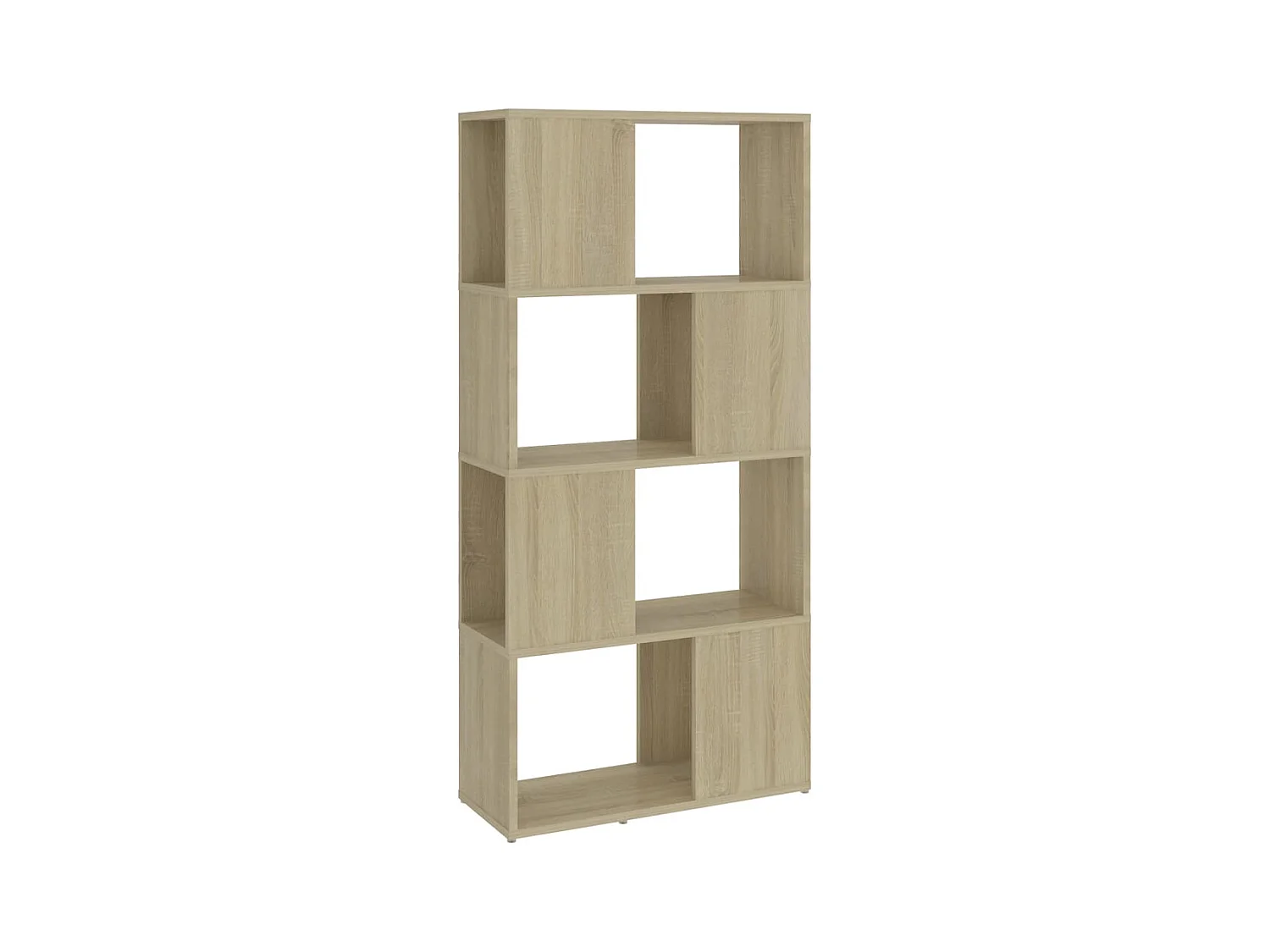 Libreria | Scaffale | Mobile di stoccaggio Divisorio Rovere Sonoma 60x24x124,5 cm in Truciolato
