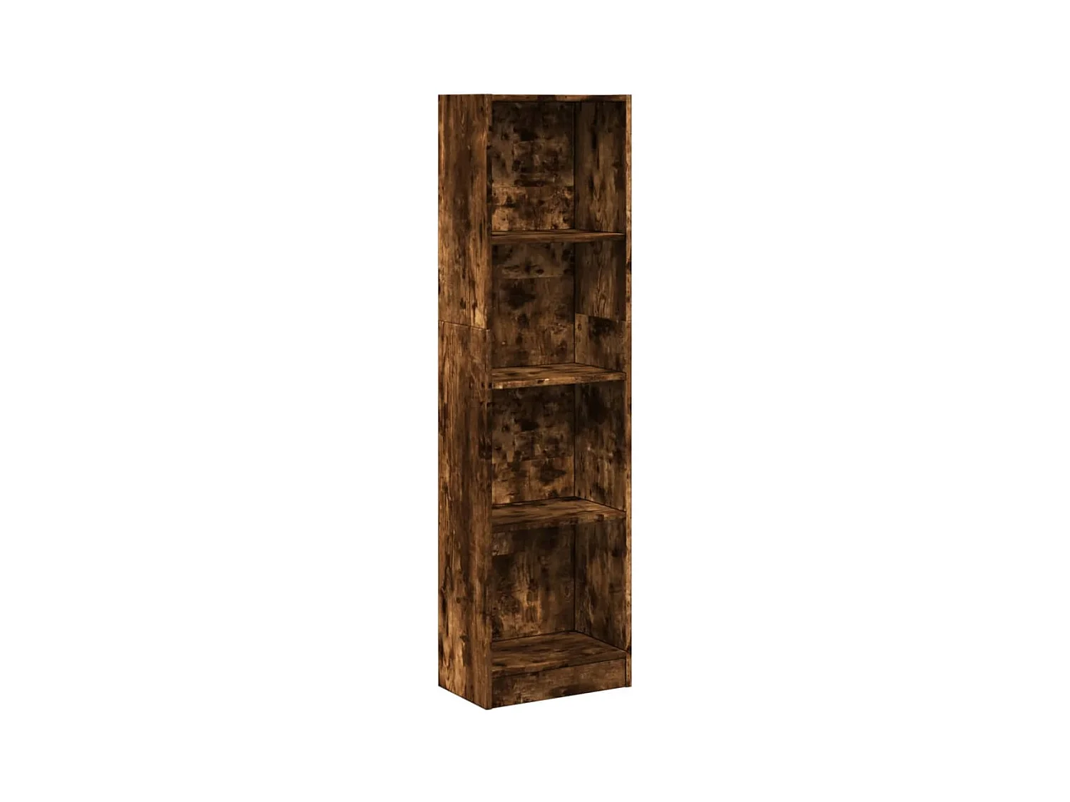 Bibliothèque | Etagère de rangement | Meuble de rangement chêne fumé 40x24x143 cm bois d'ingénierie