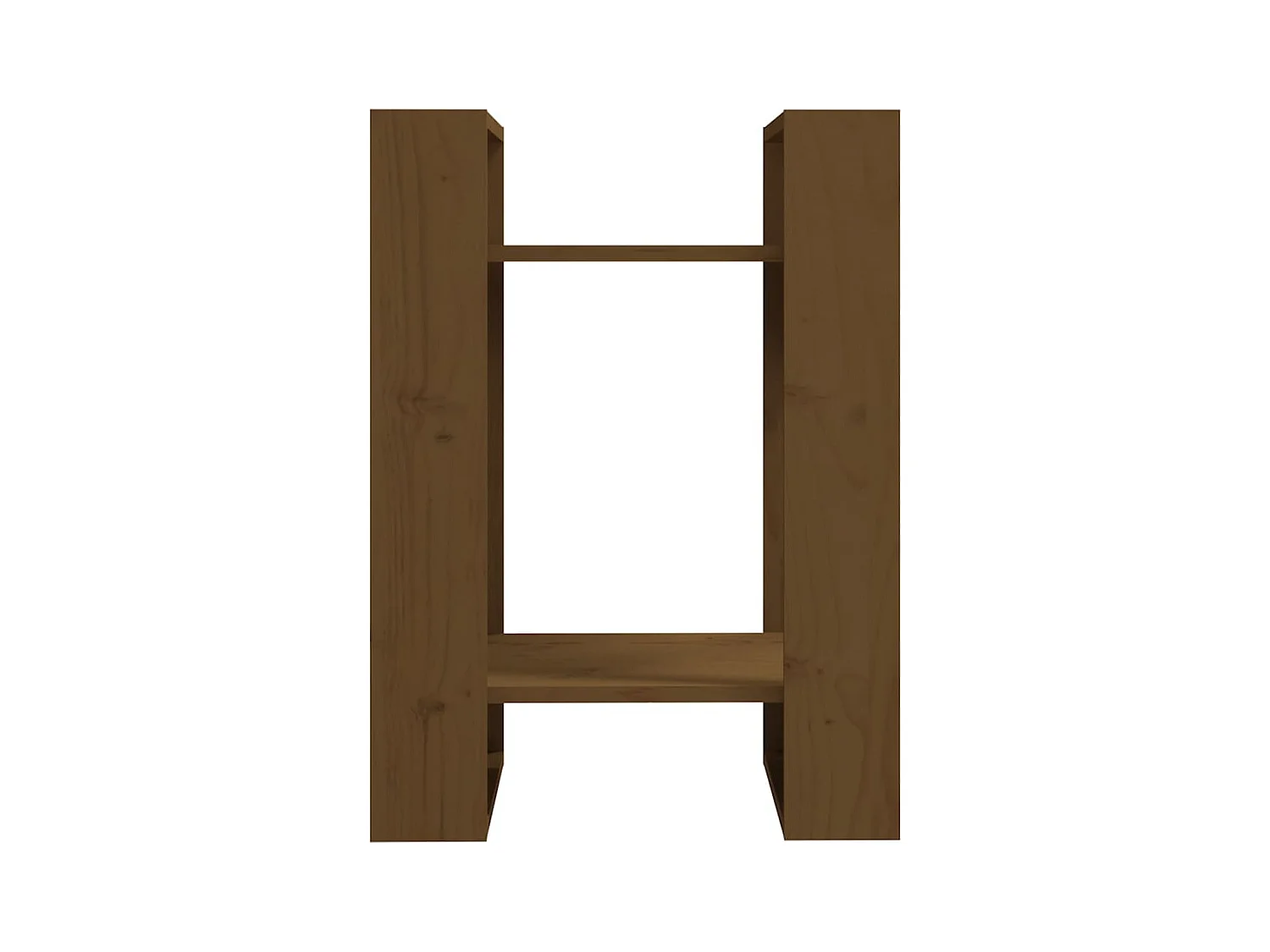 Bibliothèque | Etagère de rangement | Meuble de rangement Marron miel 41x35x57 cm Pin