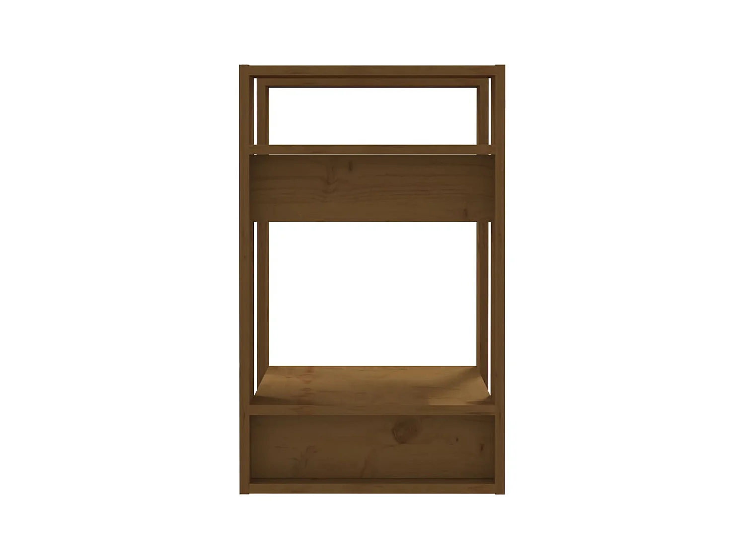 Bibliothèque | Etagère de rangement | Meuble de rangement Marron miel 41x35x57 cm Pin