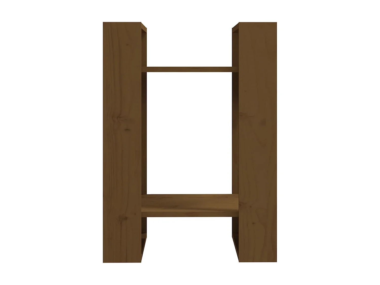 Libreria | Scaffale | Mobile di stoccaggio Divisorio Ambrato 41x35x57 cm in Massello di Pino