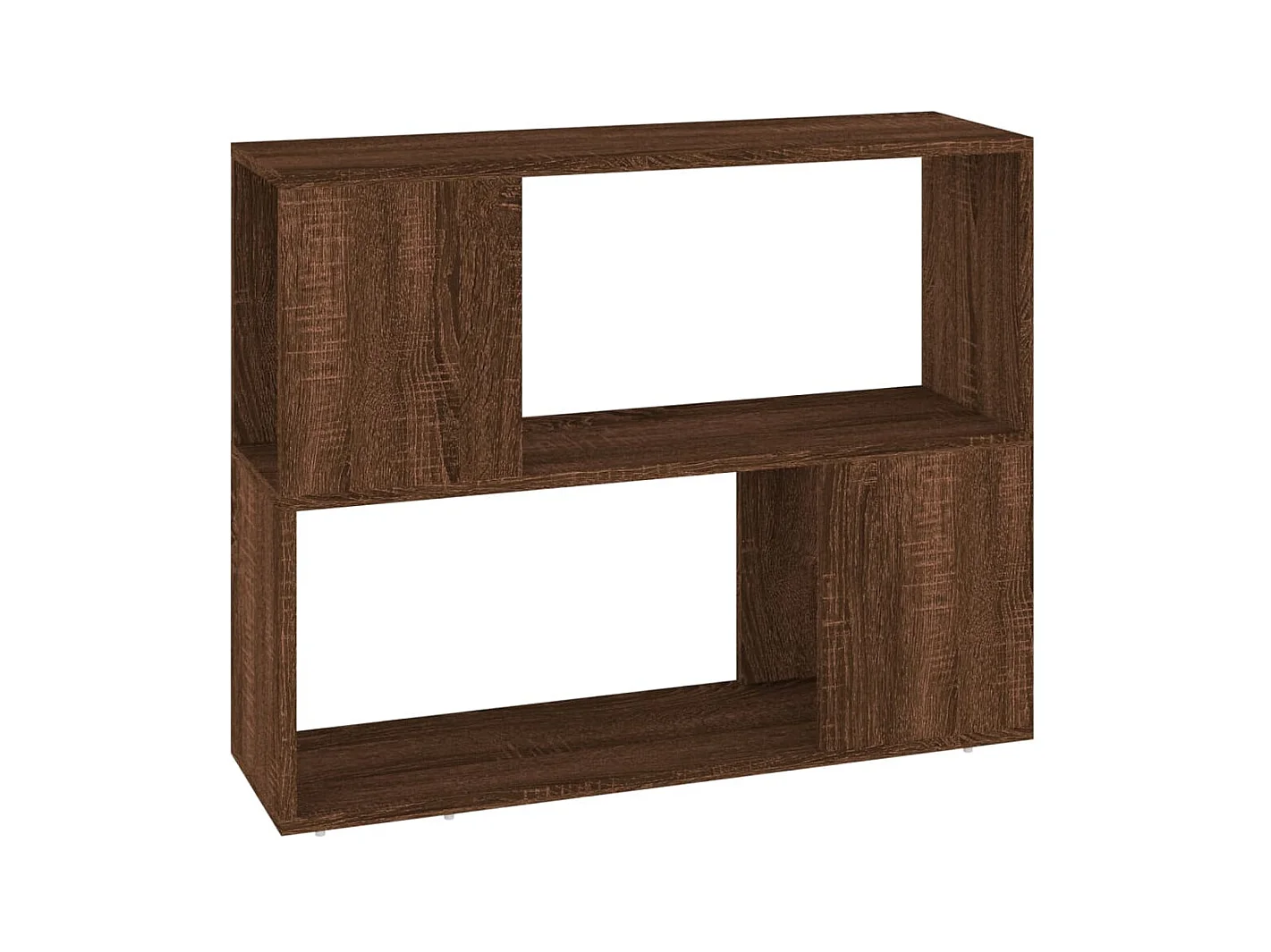 Bibliothèque | Etagère de rangement | Meuble de rangement Chêne marron 80x24x63 cm