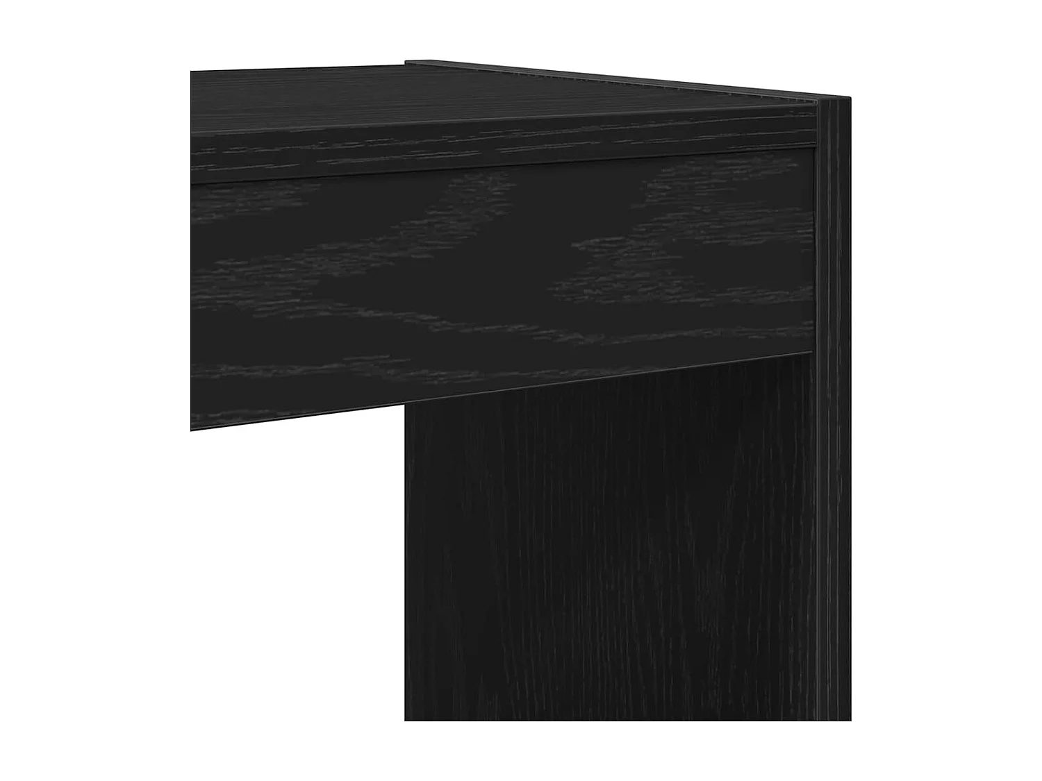 Mobile Libreria | Scaffale | Mobile di stoccaggio Nero Rovere 40x30x198 cm in legno ingegnerizzato