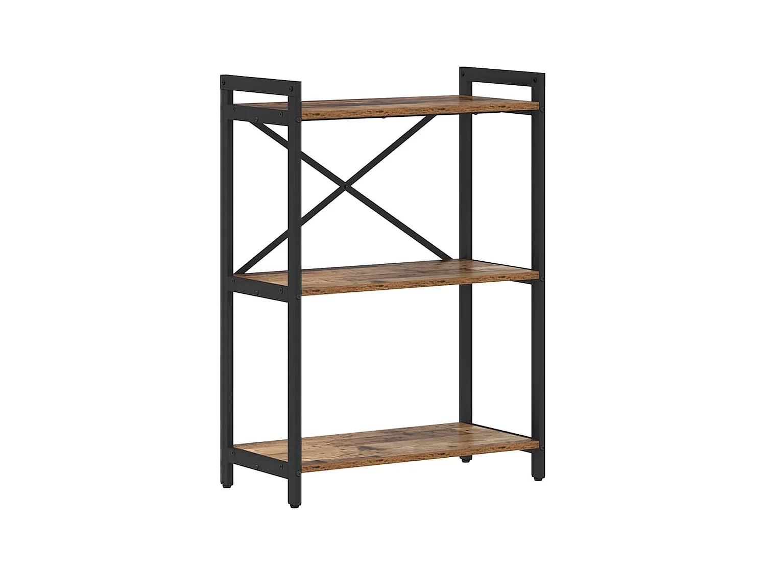 Bibliothèque | Etagère de rangement | Meuble de rangement Bois ancien 60 x 30 x 83 cm Bois d'ingénierie