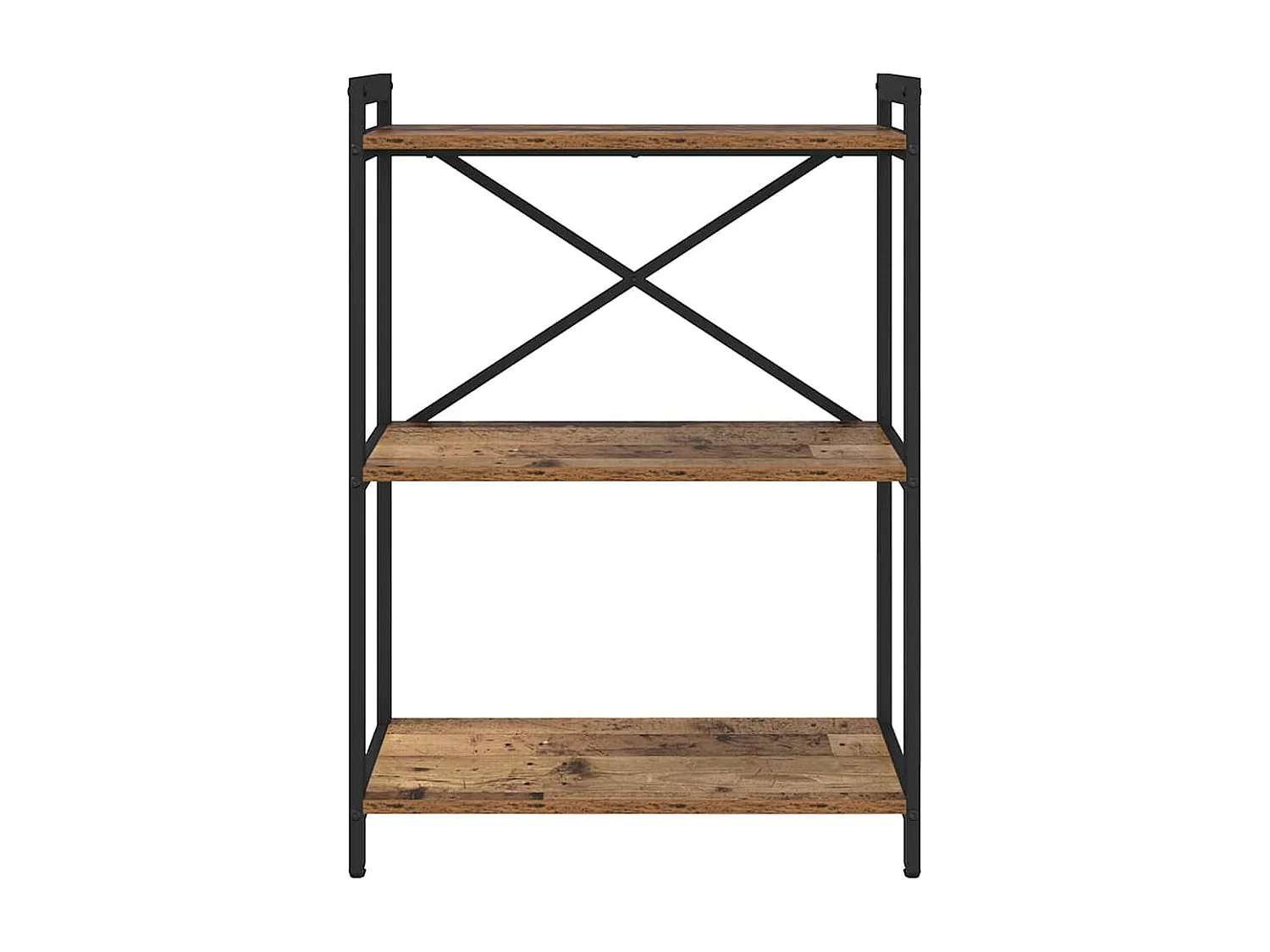 Libreria | Scaffale | Mobile di stoccaggio Legno vecchio 60 x 30 x 83 cm Legno multistrato