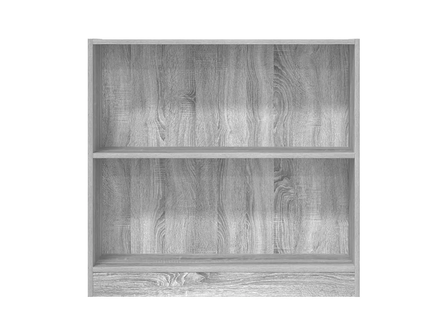 Bibliothèque | Etagère de rangement | Meuble de rangement sonoma gris 80x24x76 cm bois d'ingénierie