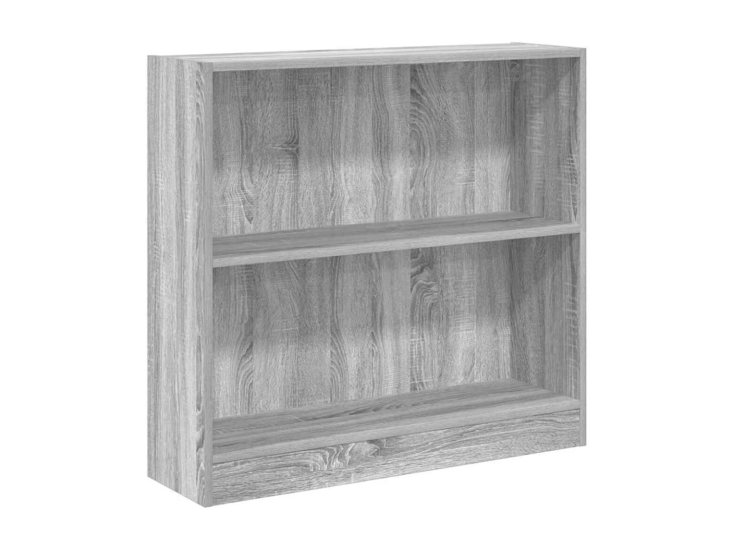 Bibliothèque | Etagère de rangement | Meuble de rangement sonoma gris 80x24x76 cm bois d'ingénierie