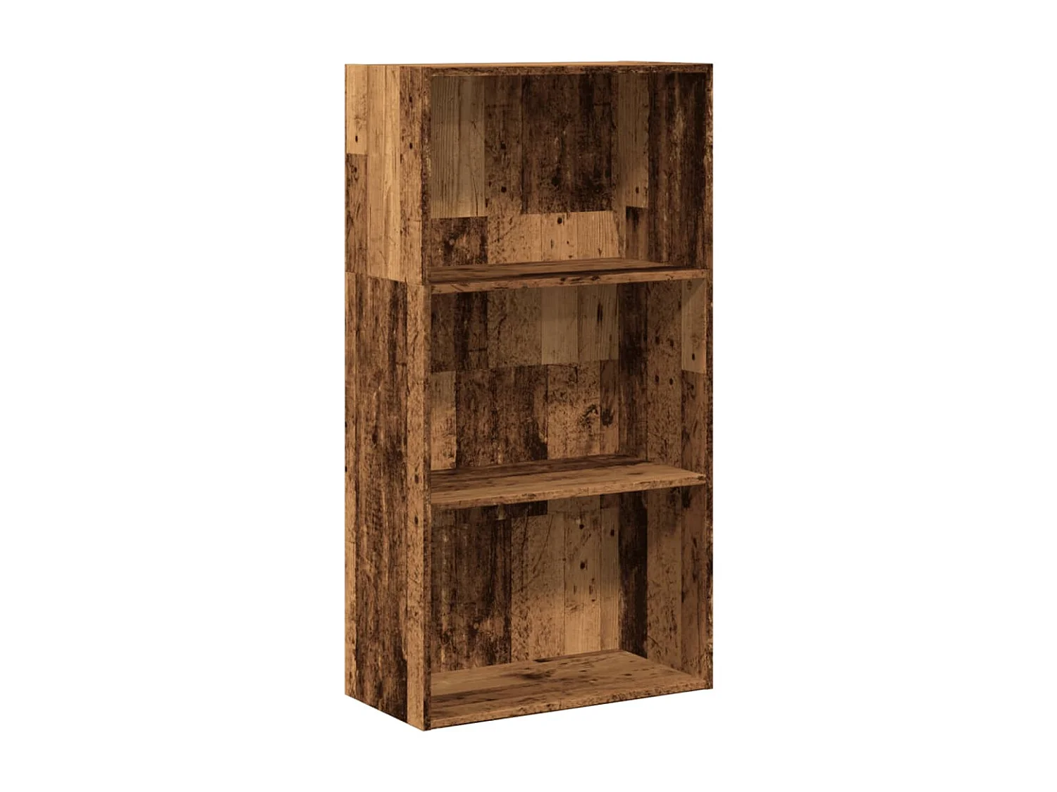 Bibliothèque | Etagère de rangement | Meuble de rangement vieux bois 60x30x114 cm bois d'ingénierie
