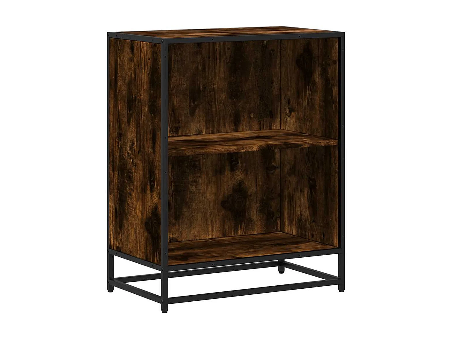 Libreria | Scaffale | Mobile di stoccaggio Rovere Fumo 60x35x76 cm in Legno Multistrato