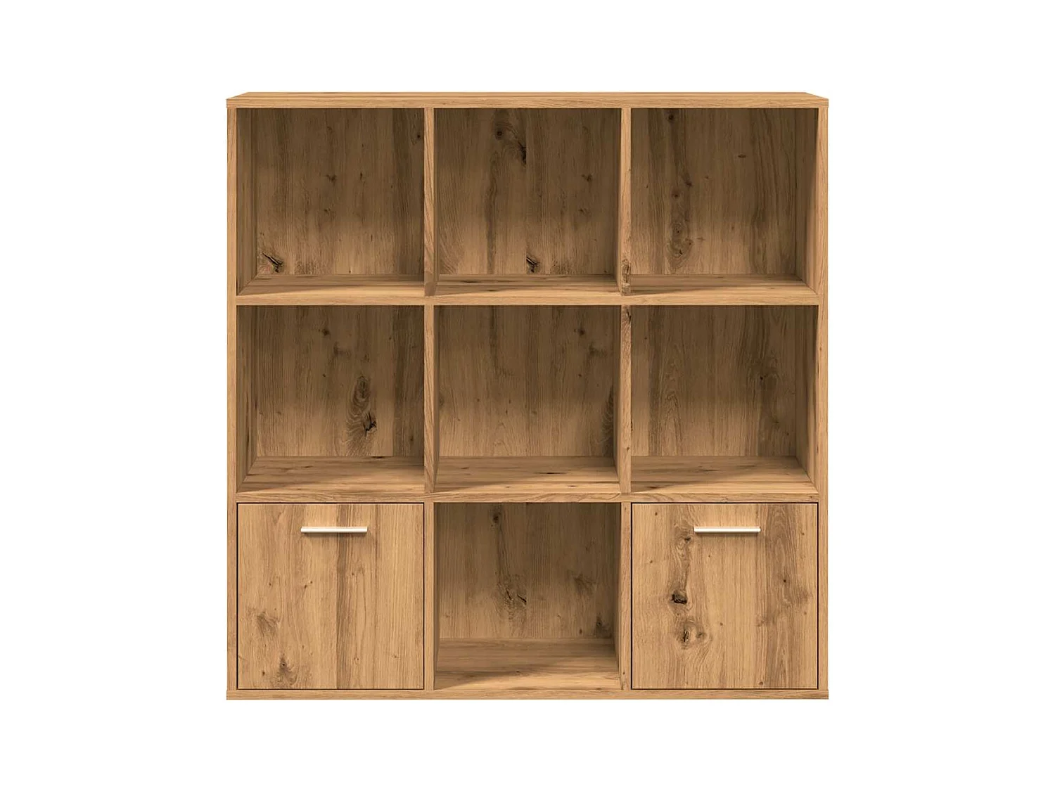 Bibliothèque | Etagère de rangement | Meuble de rangement chêne artisanal 98x29x97,5 cm bois d'ingénierie