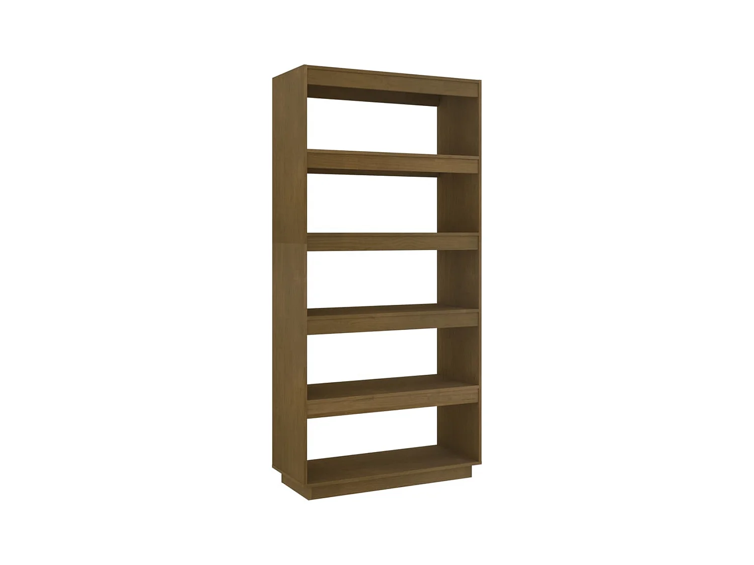 Bibliothèque | Etagère de rangement | Meuble de rangement Marron miel 80x35x167 cm Pin