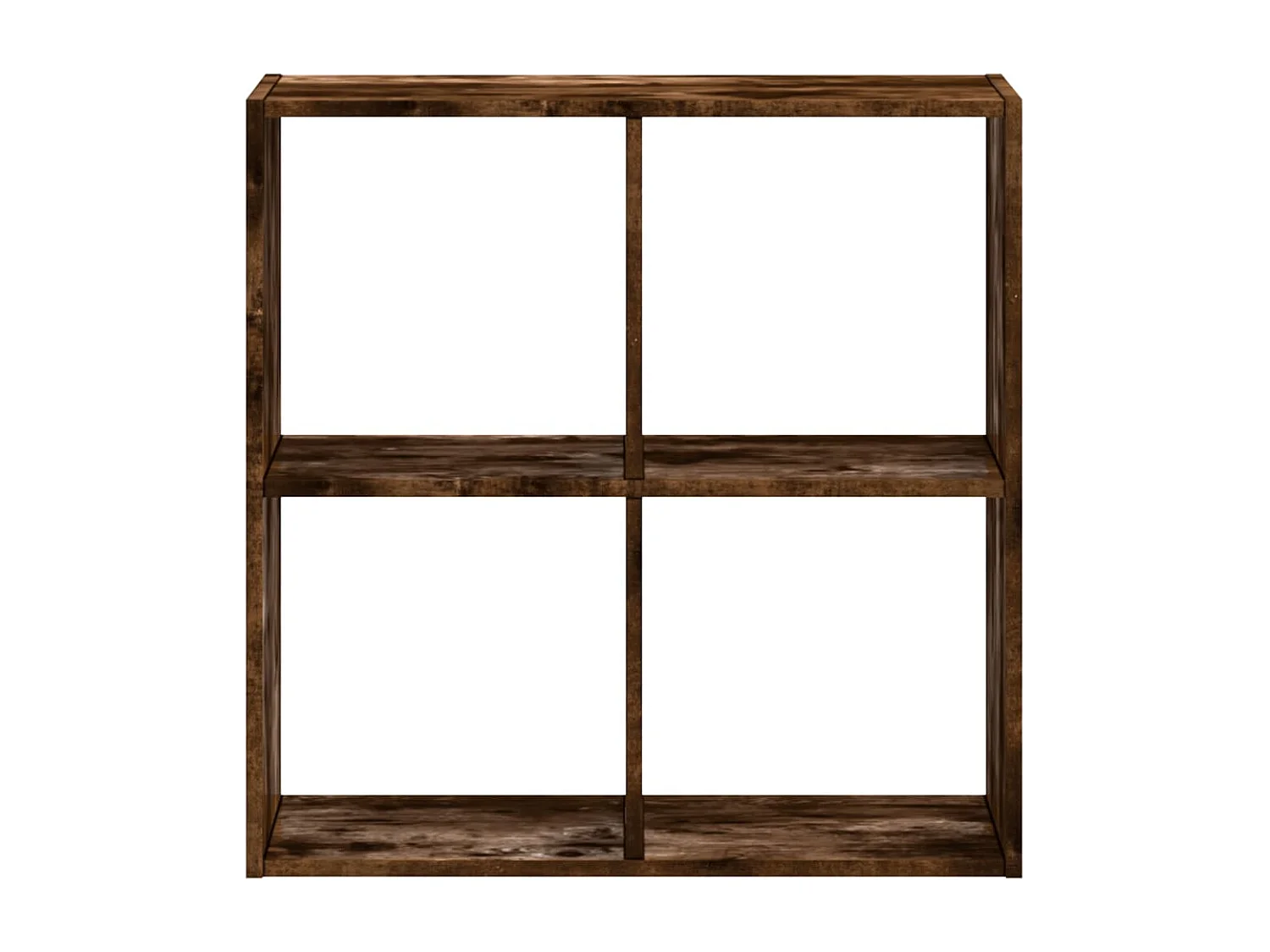 Libreria | Scaffale | Mobile di stoccaggio Rovere Fumo 68,5x32x68,5 cm in Legno Multistrato