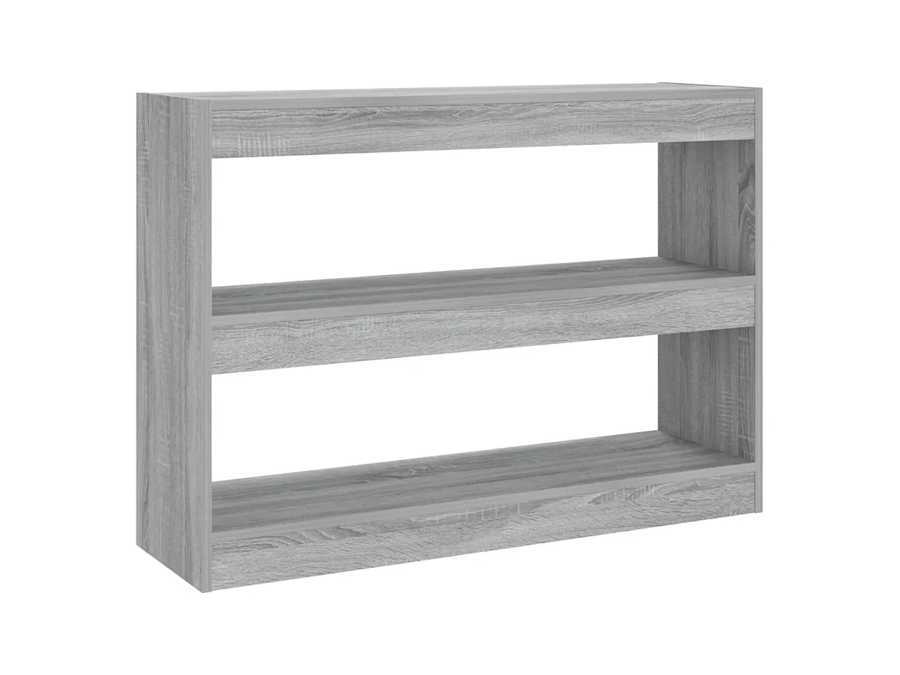 Bibliothèque | Etagère de rangement | Meuble de rangement sonoma gris 100x30x72 cm