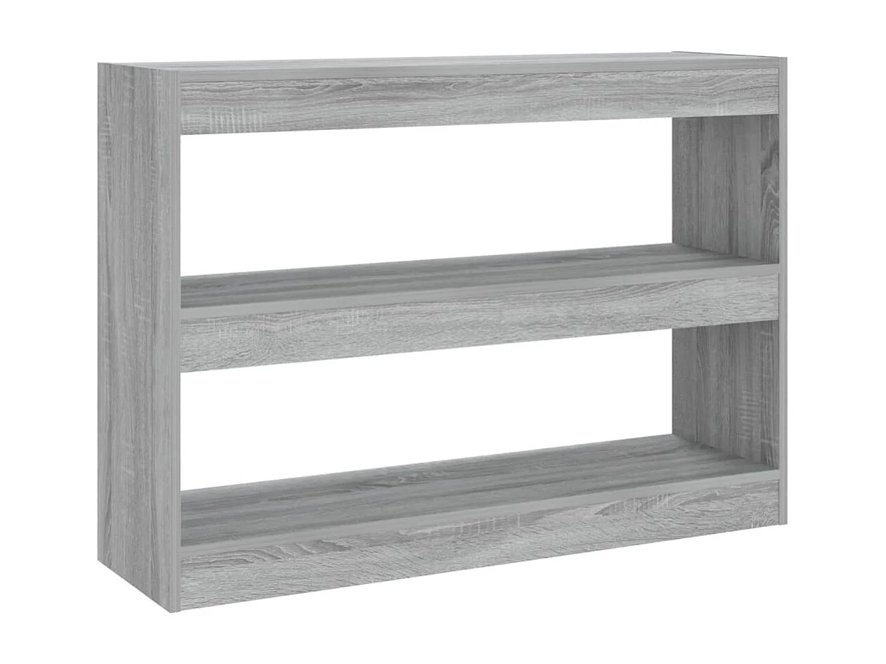 Bibliothèque | Etagère de rangement | Meuble de rangement sonoma gris 100x30x72 cm