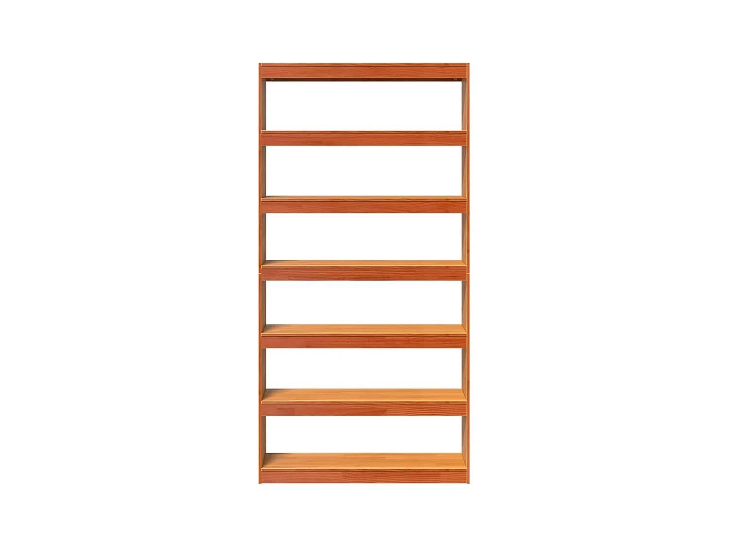 Bibliothèque | Etagère de rangement | Meuble de rangement 100x30x199,5 cm bois de pin