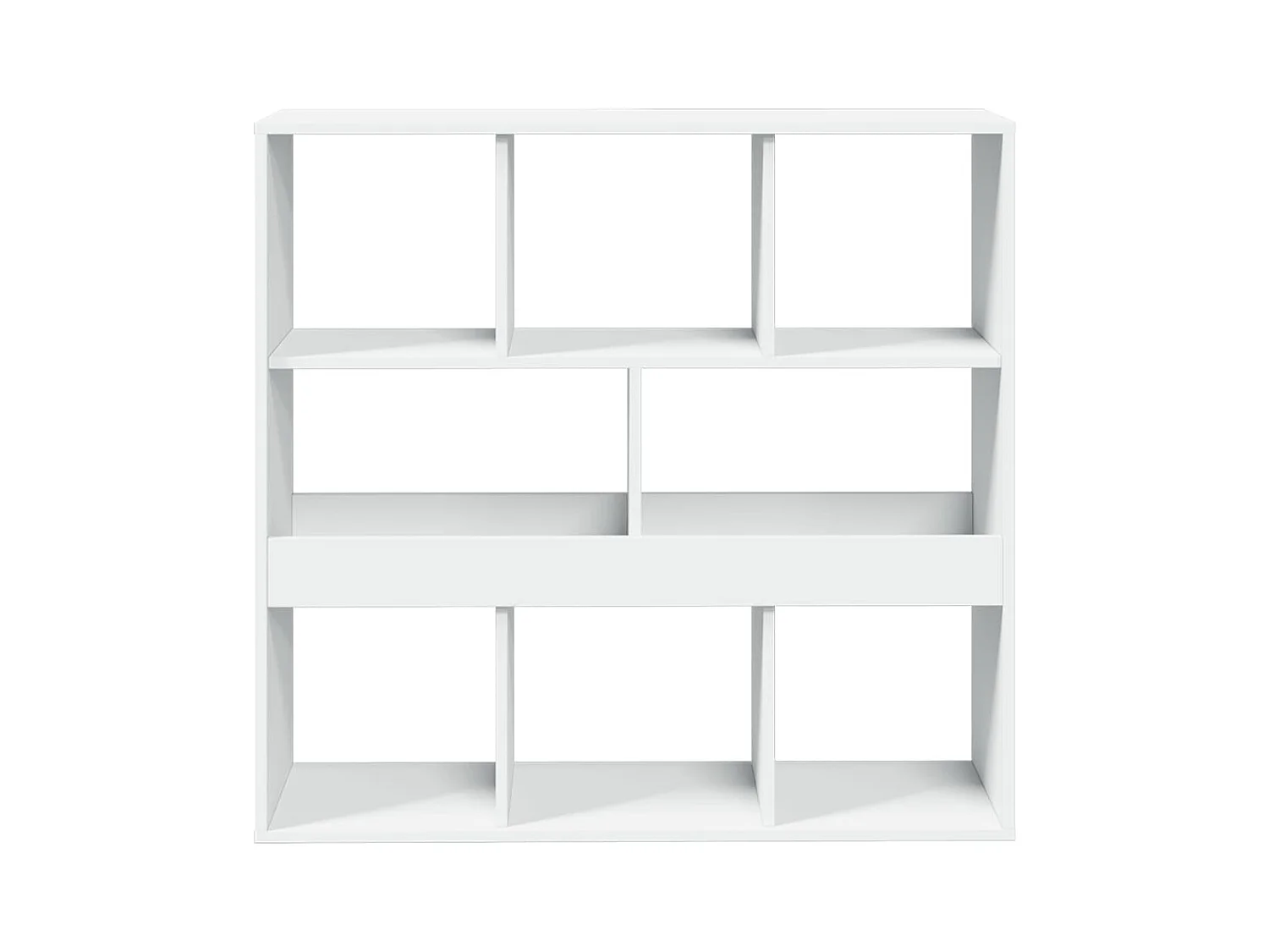 Bibliothèque | Etagère de rangement | Meuble de rangement blanc 100x33x94,5 cm