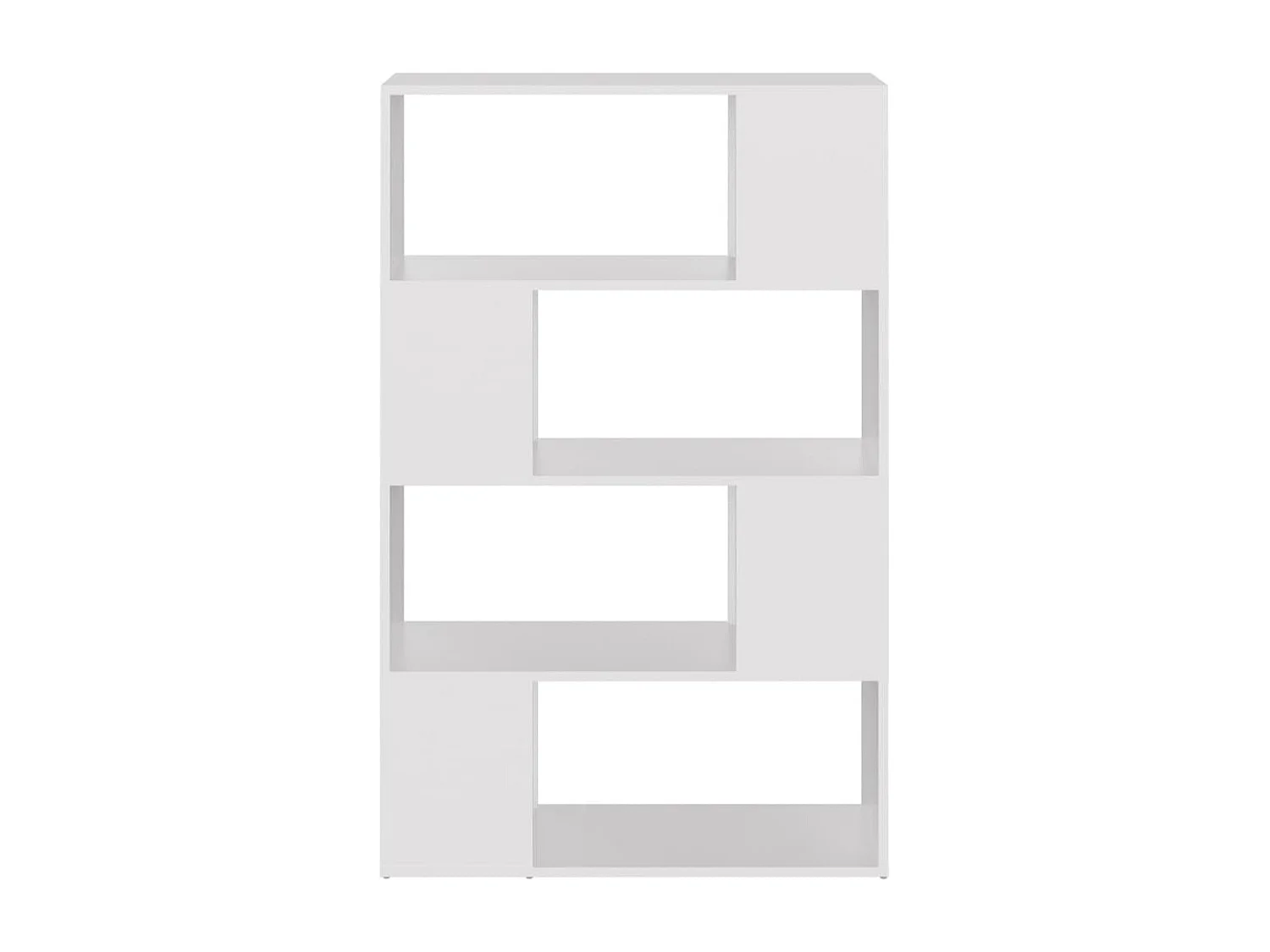 Bibliothèque | Etagère de rangement | Meuble de rangement Blanc Bois d'ingénierie