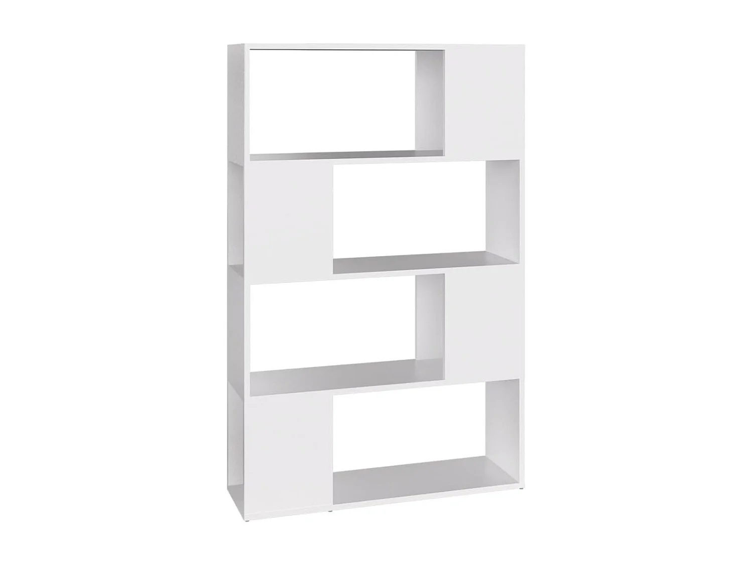 Bibliothèque | Etagère de rangement | Meuble de rangement Blanc Bois d'ingénierie