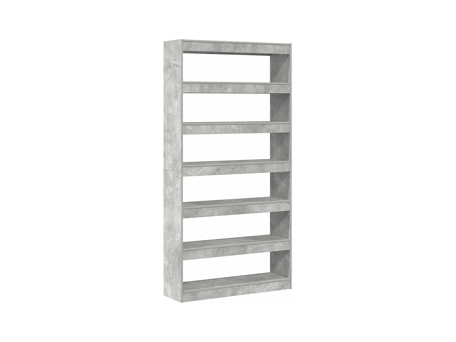 Bibliothèque | Etagère de rangement | Meuble de rangement Grise Bois d'ingénierie 100 x 30 x 198 cm Étagère