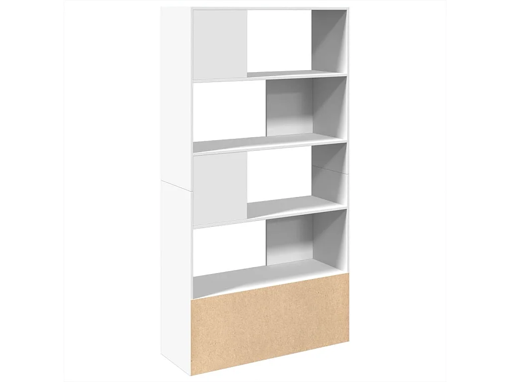 Bibliothèque | Etagère de rangement | Meuble de rangement blanc 100x36x189 cm bois d'ingénierie