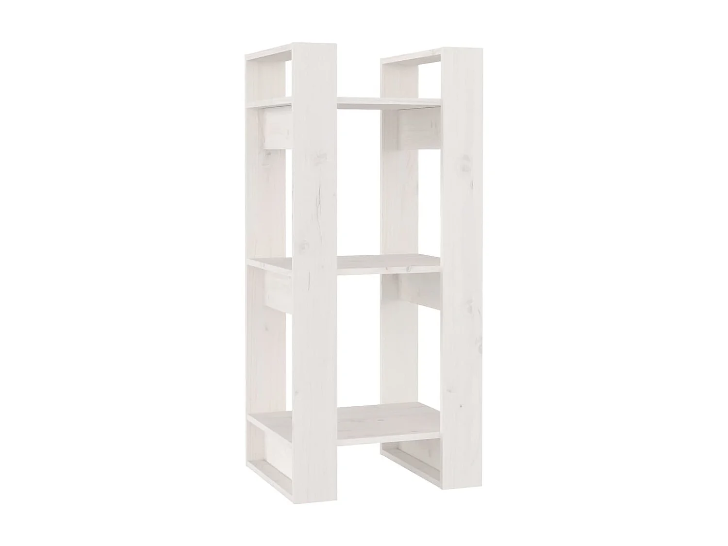 Bibliothèque | Etagère de rangement | Meuble de rangement Blanc 41x35x91 cm Pin solide