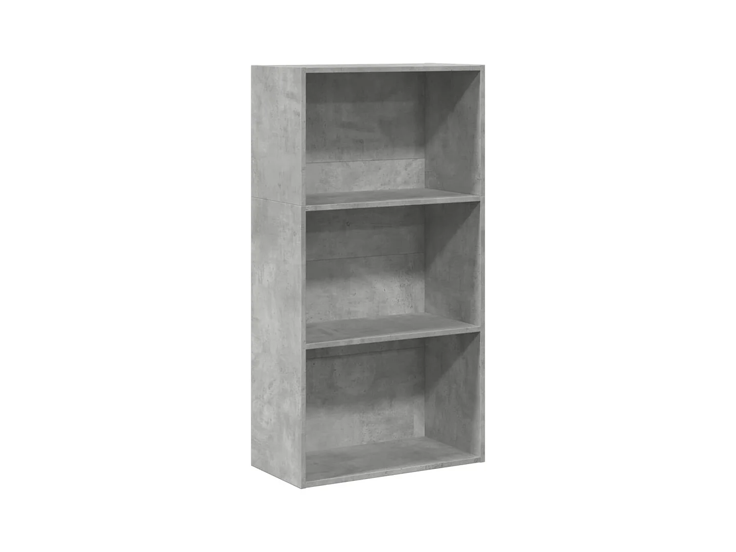 Bibliothèque | Etagère de rangement | Meuble de rangement gris béton 60x30x114 cm bois d'ingénierie