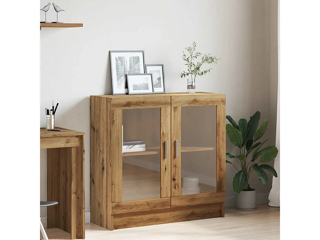 Libreria | Scaffale | Mobile di stoccaggio Rovere Artigianale 82,5x30,5x80 cm Legno Multistrato