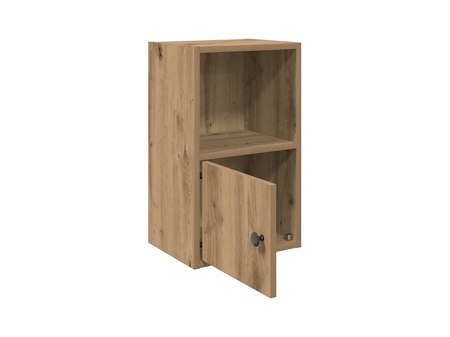 Bibliothèque | Etagère de rangement | Meuble de rangement chêne artisanal 31x24x52 cm bois d'ingénierie
