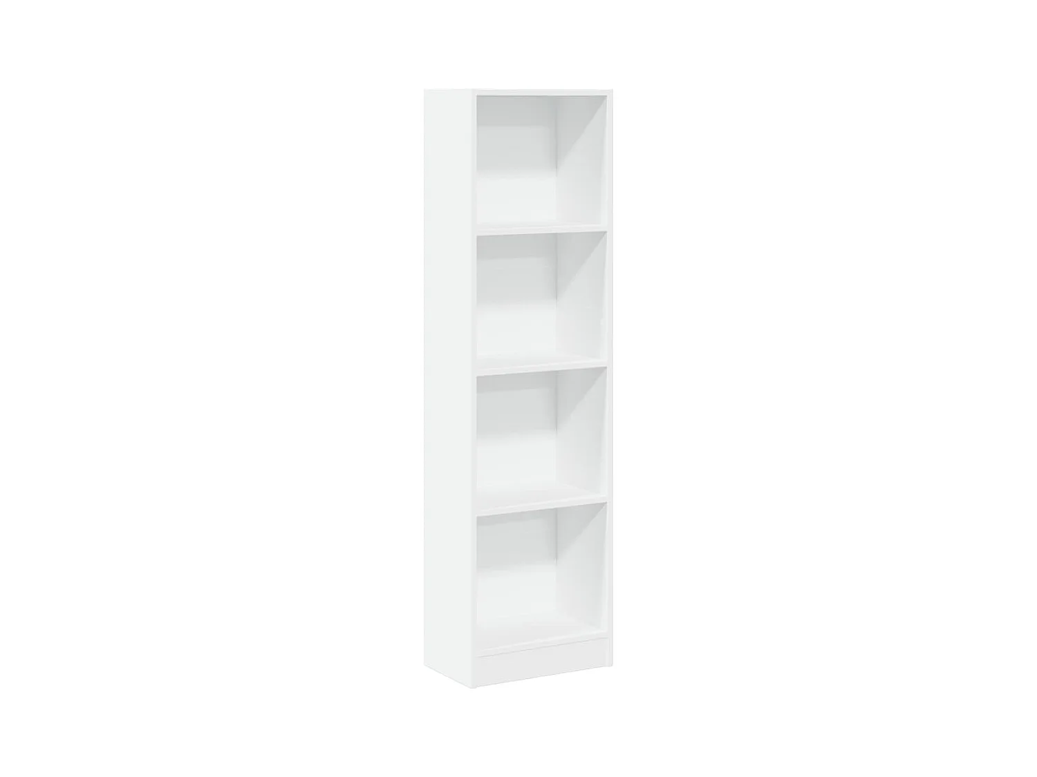 Bibliothèque | Etagère de rangement | Meuble de rangement blanc 40x24x143 cm bois d'ingénierie