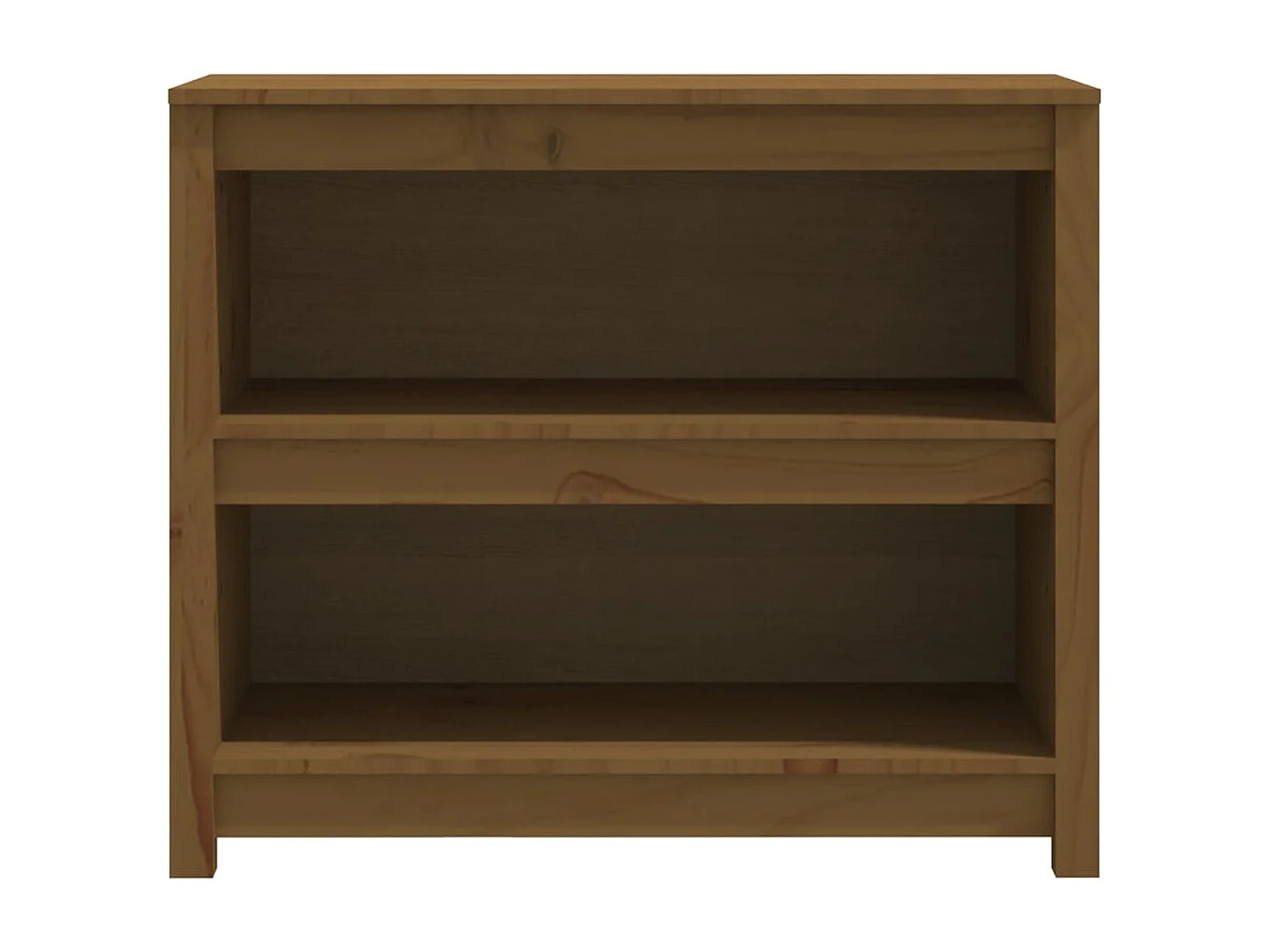 Libreria | Scaffale | Mobile di stoccaggio Marrone ambra 80x35x68 cm in Legno Massello di Pino