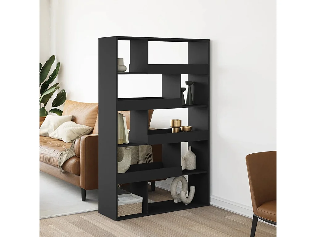 Libreria | Scaffale | Mobile di stoccaggio Nera 100x33x156,5 cm in Truciolato