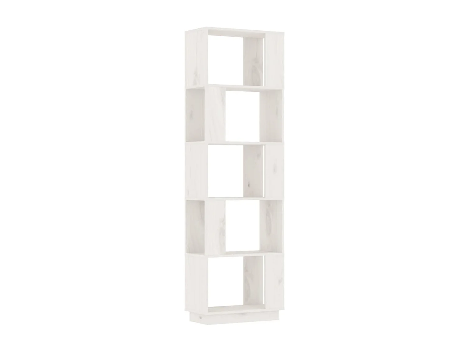 Bibliothèque | Etagère de rangement | Meuble de rangement Blanc 51x25x163,5cm Pin solide
