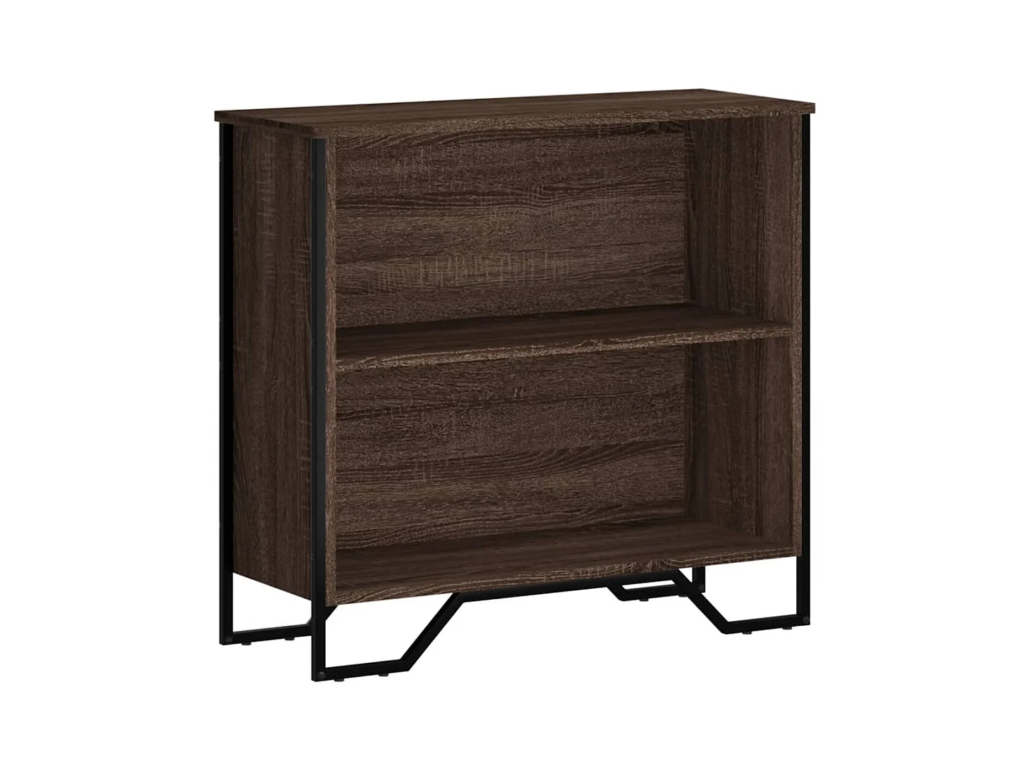 Bibliothèque | Etagère de rangement | Meuble de rangement chêne marron 80x31x74,5 cm bois d'ingénierie