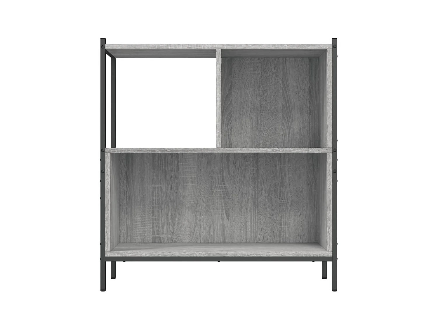 Bibliothèque | Etagère de rangement | Meuble de rangement sonoma gris 72x28x77,5 cm bois d'ingénierie