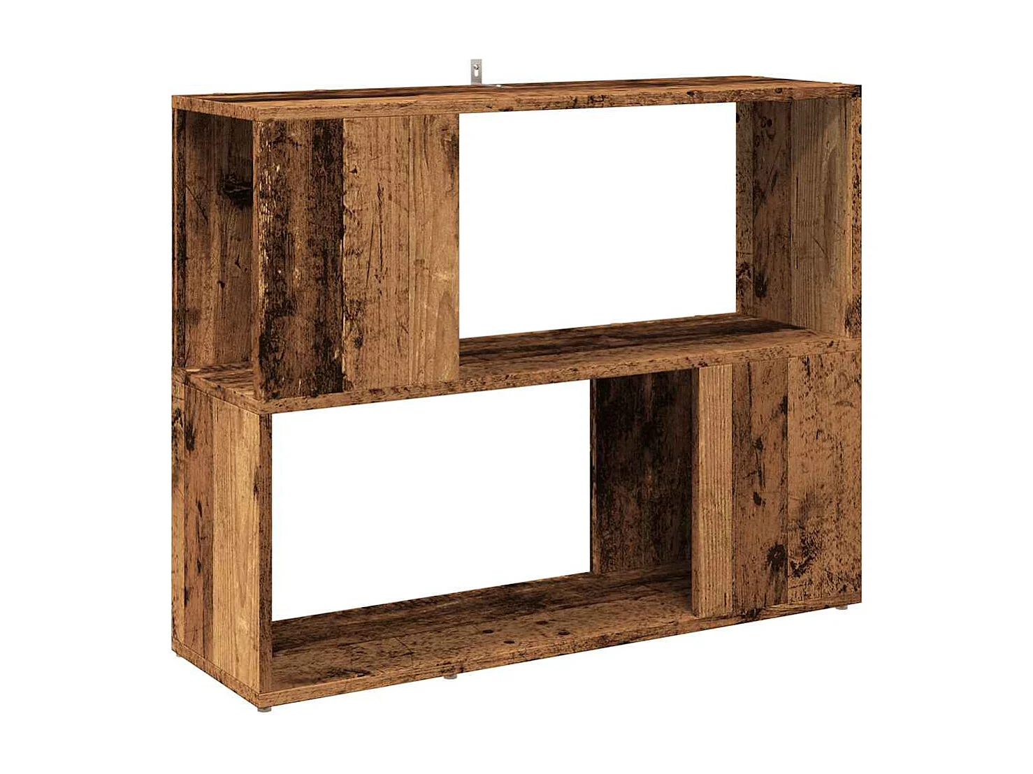 Bibliothèque | Etagère de rangement | Meuble de rangement vieux bois 80x24x63 cm